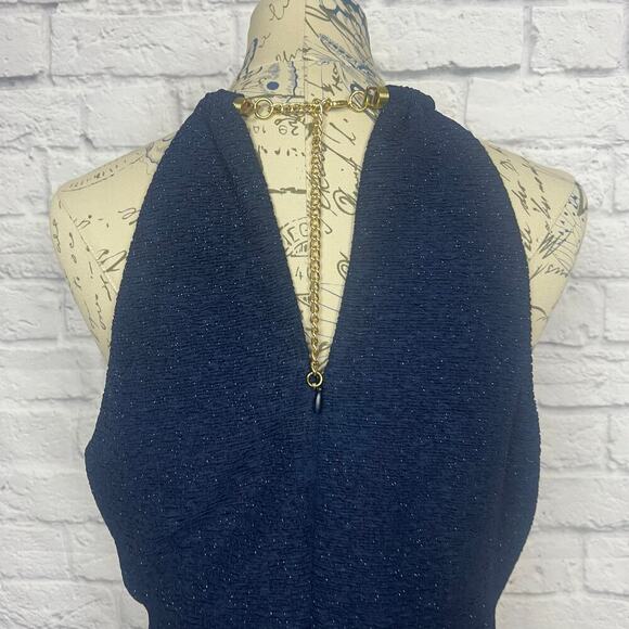 Eliza J Navy Blue Cocktail Dress - Picture 7 of 10